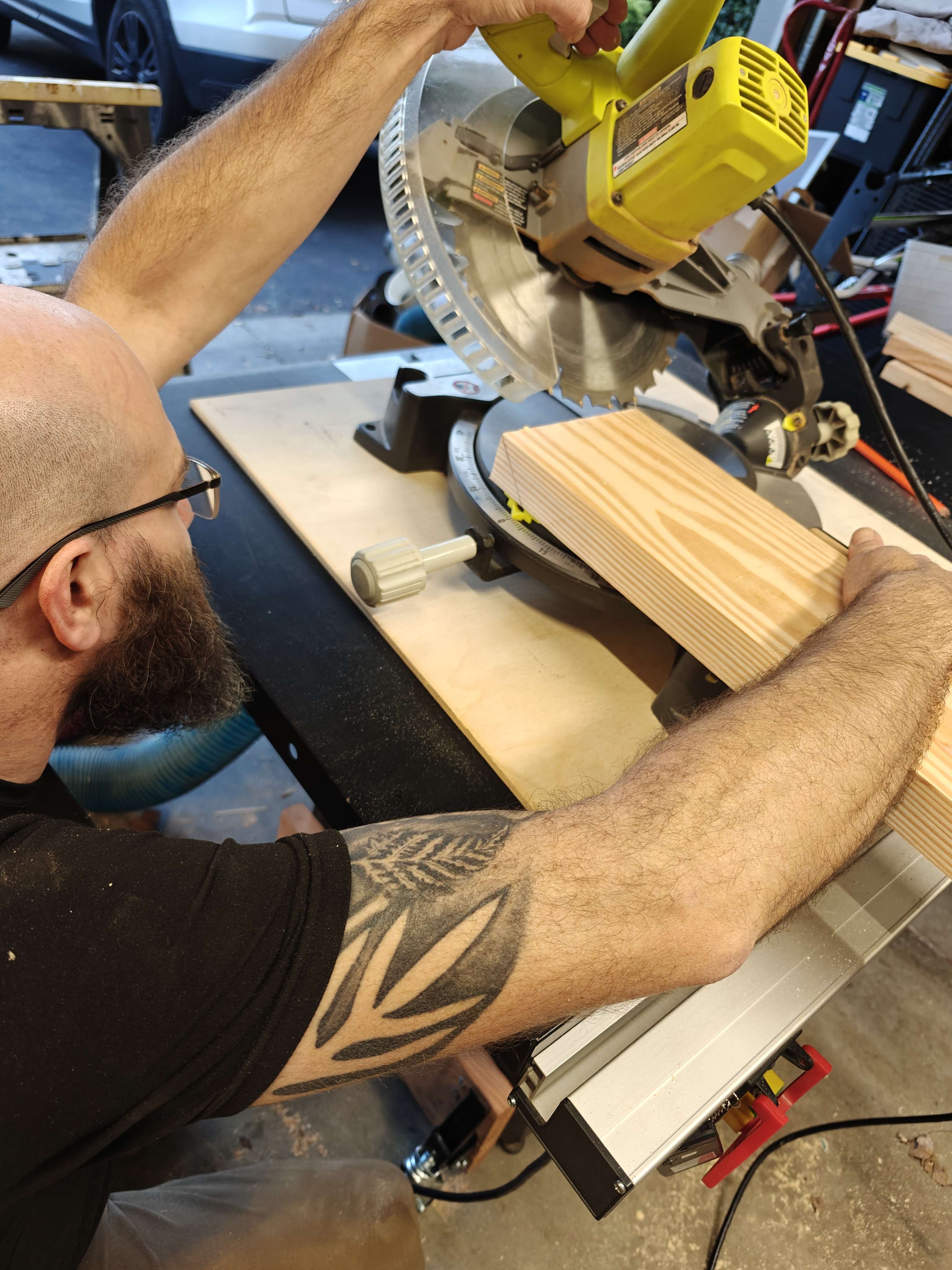 Edo at work in the workshop